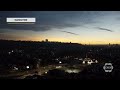 Time-lapse of darkness descending on Hamilton during 2024 total solar eclipse
