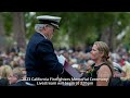 2023 CA Firefighters Memorial Ceremony