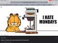 Garfield hates Monday’s