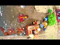 LEGO Mine Flood Disaster - Tsunami Dam Breach Experiment - Wave Machine vs LEGO City