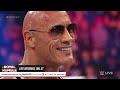 FULL SEGMENT – The Rock returns and wants The Head of the Table: Raw Day 1 highlights, Jan. 1, 2024