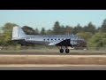 Douglas DC-3 Engine Start and Take Off (N18121) | Engine BACKFIRE on Take Off