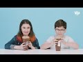 Kids Try Popular Starbucks Drinks | Kids Try | HiHo Kids