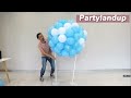 How to make hot air balloon decorations for birthday party?