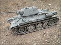 Russischer Panzer T 34/76 Kartonmodell - #papercraft