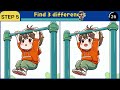 [Find The Difference] Parenting Diary/ A baby doing a pull-up. No.60