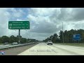 I-95 South - Georgia State Line to Jacksonville - Florida - 4K Highway Drive