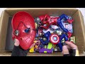 Superhero toy collection, Marvel series Spider Man toy unboxing collection, aK47 toy gun, Spider Man