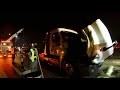 Big rig rollover on freeway (42,000lb coil falls off trailer)