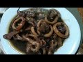 ADOBONG PUSIT W/ OYSTER SAUCE