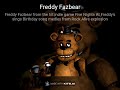 Freddy Fazbear sings 