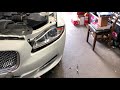 How to remove the bumper and headlights on a Jaguar XJ X351