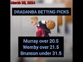 NBA Picks Today 3/25/2024, Free NBA Picks ft DradaNBA