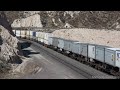 Heavy Freight Trains in the Cajon Pass - Part 2 (Walker to Summit)