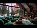 🔥 A Winter Atmosphere with Fireplace - Comfortable Ambience - ASMR