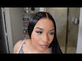 BUSS DOWN MIDDLE PART WIG INSTALL | PRE-PLUCKED, PRE-BLEACHED 13x4 HD LACE FRONTAL | YOLISSA HAIR