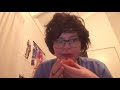 me eating a tomato to the tune of ocean man