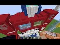 NOOB vs PRO: TRANSFORMER STATUE HOUSE Build Challenge in Minecraft!