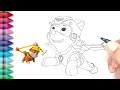 How to Draw Paw Patrol The Movie || Everest Paw Patrol Drawing 🐾