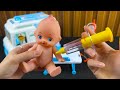 11 Minutes Satisfying with Unboxing Cute Blue Rabbit Doctor Playset, Doctor Kit Collection | ASMR