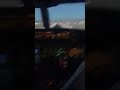 A330 landing Las Vegas with ex-girlfriend Bethany in jump seat