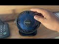 5” Usb Battery Desk Fan