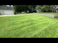 Zoysia Lawn with Greene County N-Ext Greene Charge and Greene Kick