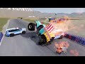 Crazy Jumps with Big Trucks Challenge, Satisfying Backflips Stunt and Crashes