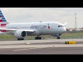4K| American Airlines 787 taxi & 25R takeoff Phoenix Sky Harbor