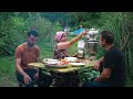AZERBAIJAN Fish Farm | Cooking Crispy FİSH with Garlic on Sadj | Rural Life