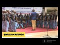 Senende boys choir perfoming Sukuti Ya Huma Hango at the Kmf 2023 Nyeri county Edition.