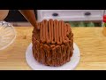Miniature Rainbow Chocolate Cake Decorating 🌈 Sweety Miniature Rainbow Cake Decorating Idea Recipes