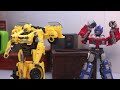 The HULK Assemble BUMBLEBEE & OPTIMUS PRIME | Transformers Model Kit Build | Stopmotion RobotCar Toy