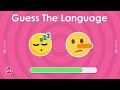 🗣️ Can You Guess The Language by Emoji? 🗣️