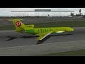 X-Plane 9.41 Tupolev TU 154M Landing at EHAM Schipol