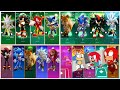 All Characters Megamix. Sonic the hedgehog vs Silver vs Knuckles vs Amy Rose vs Shadow Eps 38