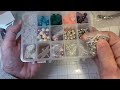 Unboxing Beebeecraft.com products! So many gorgeous winter and spring beads for crafting!