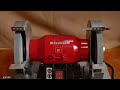 Bench Grinder. Removing vibrations, balancing the abrasive disc, faceplate and more.