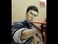 Ip Man Donnie Yen Time-lapse Speed Drawing