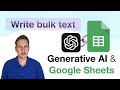 Create and interact with Spreadsheets using Bard & GPT