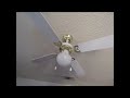 All of my 4 bladed Ceiling fans running on all speeds
