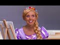 DISNEY PRINCESS MAGIC ART CLASS. (With Tiana, Pocahontas, Merida, Belle, and Cinderella) Totally TV