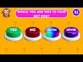 Choose One Button! 😱YES or NO or MAYBE or NEVER Edition | Quiz Master YT