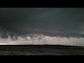 Meso rotation before tornado/waterspout in Sandwich, MA Cape Cod canal
