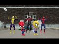 Siêu nhân người nhện vs 2 spider-man Superheroes Rescue 4 Baby spiderman From joker Bad Guy Venom