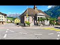Driving in SWISS  (FLUMS) One of the most beautiful Village in Switzerland - 4K    (1)