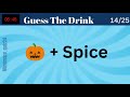 GUESS THE DRINK BY EMOJIE||PART 1||MINDMAZE QUIZ