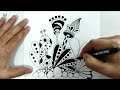 67 # 100 days of tangling | zentangle 100 day challenge | zentangle doodle art | zentangle art