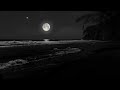 Relaxing Ocean Waves Under the Moon  🌊  White Noise for Fall Asleep Instantly