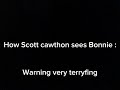 How Scott cawthon sees bonnie😖 (WARNING) so terryfing